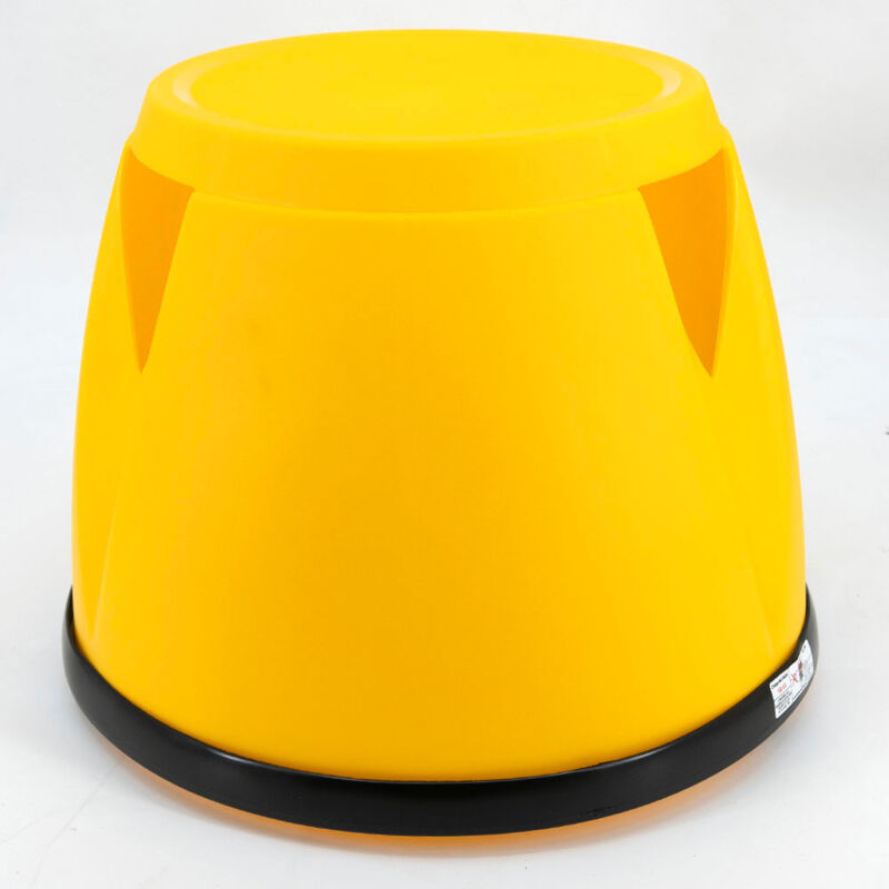 Safetool - Tabouret marchepied mobile jaune antidérapant 150kg