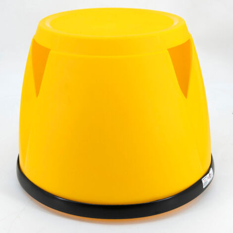 Tabouret marchepied mobile jaune antidérapant 150kg Safetool