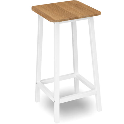 Tabouret moderne en chêne blanc Kent