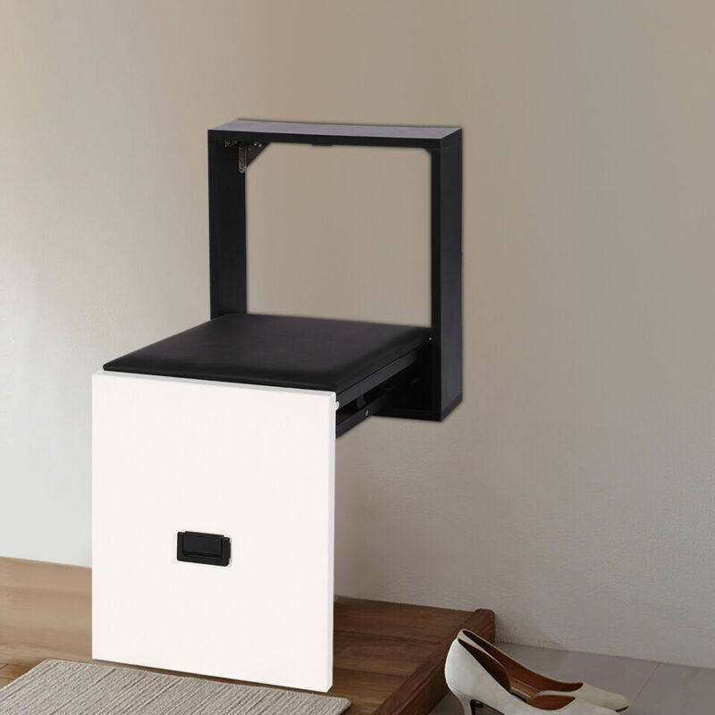 Tabouret mural pliable Chaise pliante montée au mur Convient pour les entrées