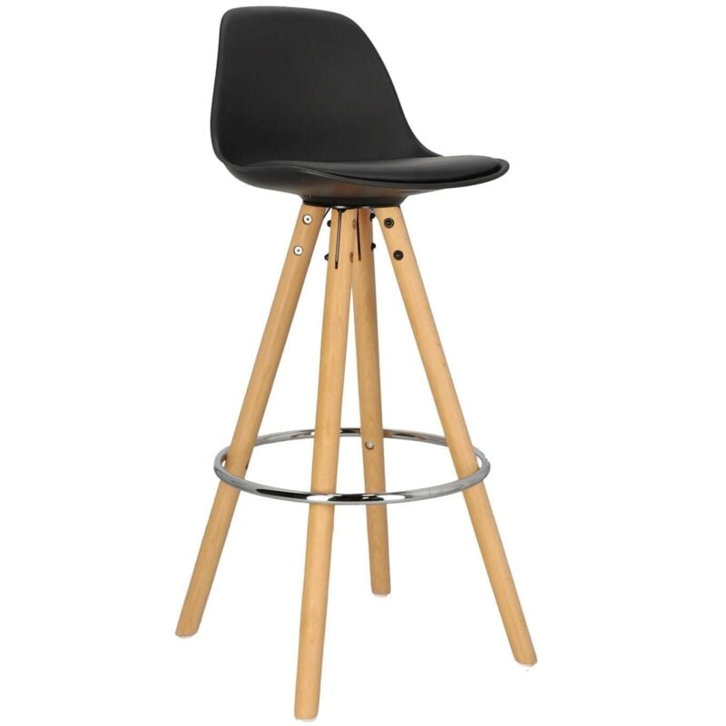 Tabouret Nord, noir