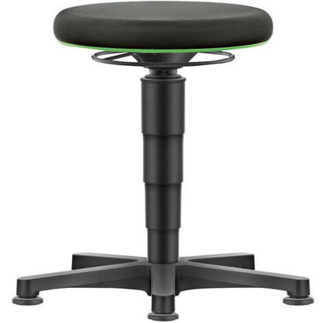 Tabouret pivotant Assise tissu Hauteur d'assise 450 - 650 mm avec patins