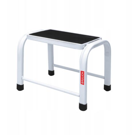Tabouret, plateforme de travail, tabouret antidérapant, échelle escamotable, 1 marche, 150 kg, BAULICH