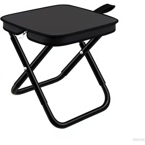 Tabouret Pliable 13 Pouces - Siège de Camping Portable - Tabouret de Randonnée Pêche Chasse - Repose-Pieds Compact - 2 Pièces