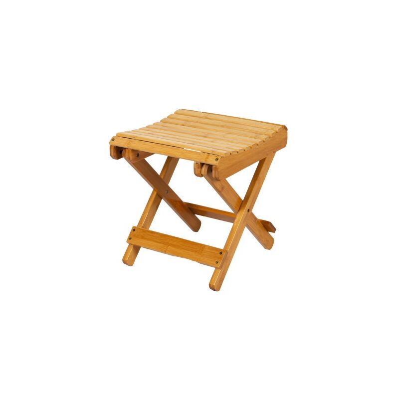 Atmosphera - Tabouret Pliable En Bambou