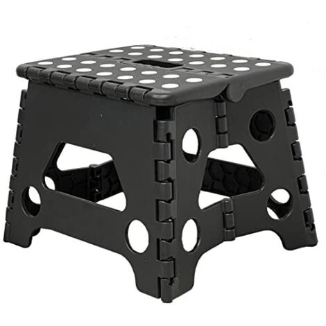 Tabouret pliant 80kg – Dimensions 23x19x19cm – Matériaux résistants – Pour chantiers et espaces confinés – Benson