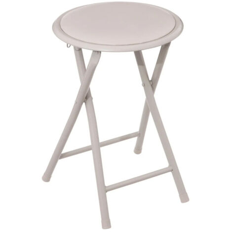 Tabouret Pliant "Basic" 45cm Beige