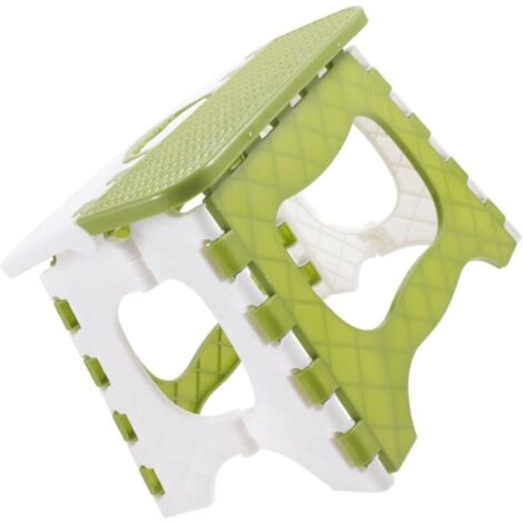 Tabouret pliant portable adulte/enfant – structure aluminium léger, pliage compact, hauteur réglable 30–45 cm, idéal camping & intérieur