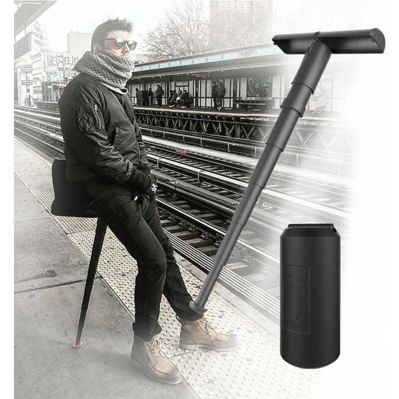 Dpzo - Tabouret Pliant Portable, Charge Maximale 200 kg, Réglable en Hauteur pour Activités en Plein Air