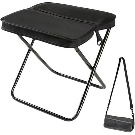 tabouret pliant portable -Facile à transporter -Matériaux durables -Conception robuste -Idéal pour les séjours en camping