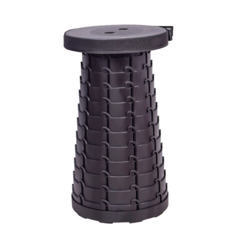 Tabouret pliant portable, idéal pour le camping, la pêche, les barbecues, une utilisation en intérieur et en cuisine.