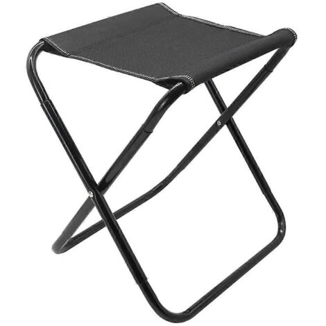 Tabouret pliant portable Mazar, mini tabouret pliant ---