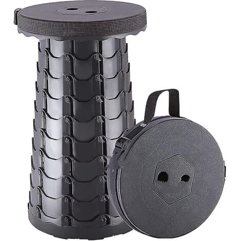 Tabouret pliant télescopique portable et réglable