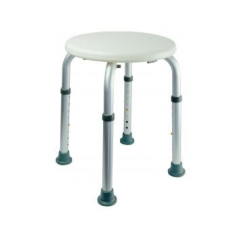 Pellet - Tabouret de douche pmr Essentiel rond hauteur réglable
