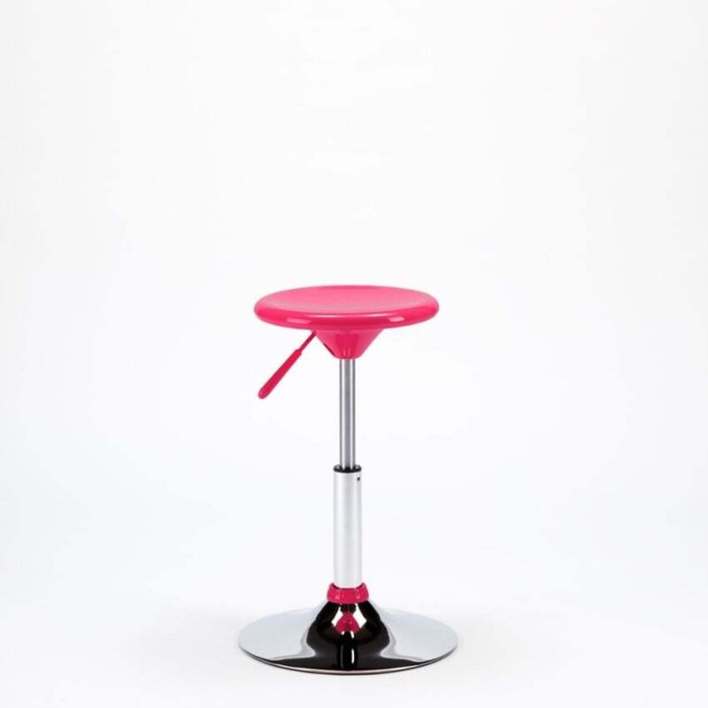 Petit tabouret enfants réglables en hauteur Seattle Design - Rose