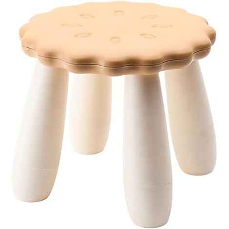 Tabouret pour Tout-Petits Chaise Enfant (Biscuit)