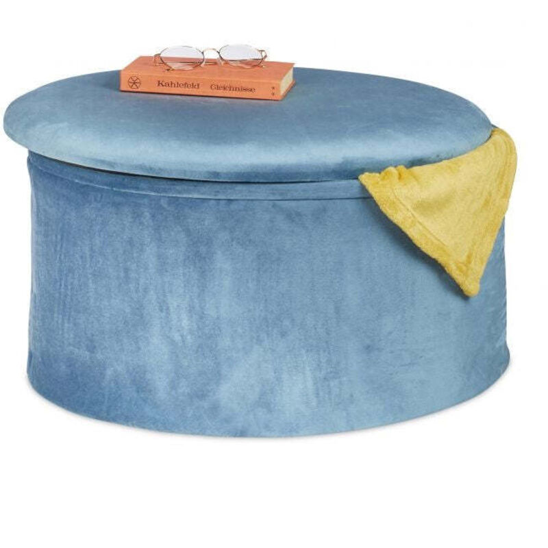 Northix - Tabouret rond avec espace de rangement