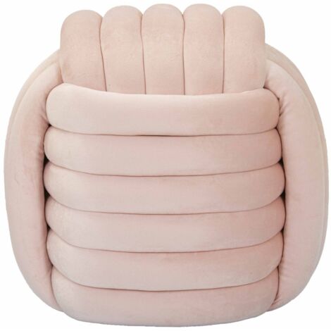 Tabouret Softy Rose 45 x 45 x 45 cm