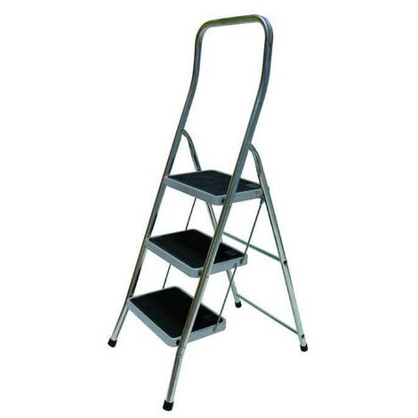 Tabouret Super-P en aluminium Alice marches larges marches 3