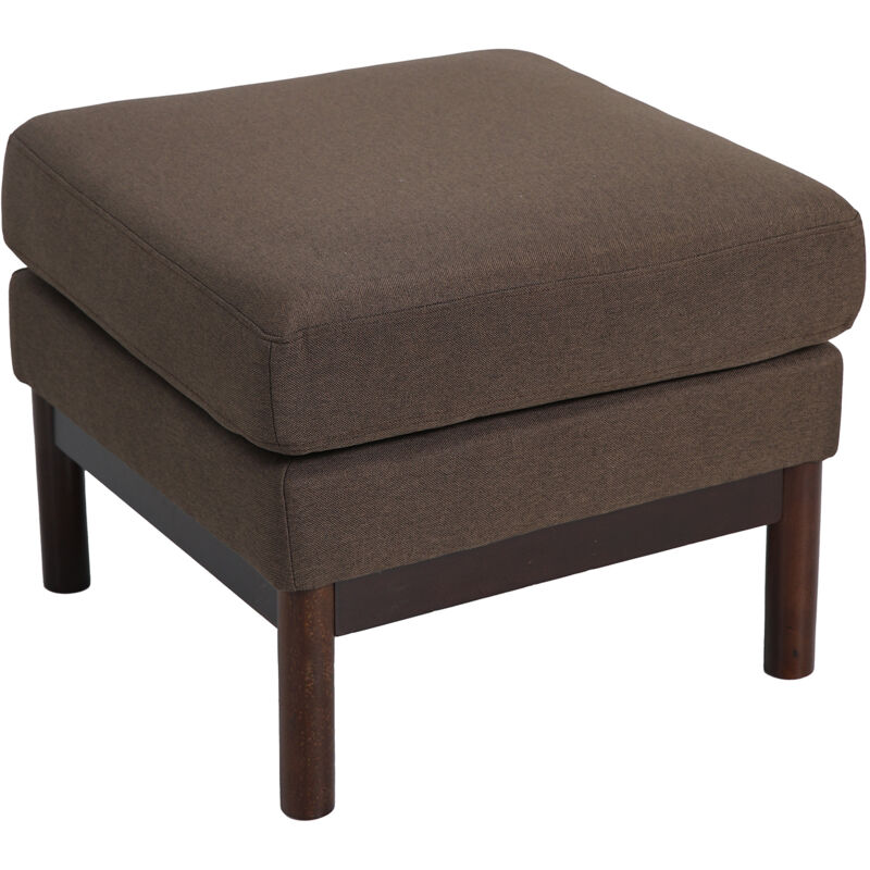 Tabouret Svita holly, banc, repose-pieds, coiffeuse, chaise, marron/marron