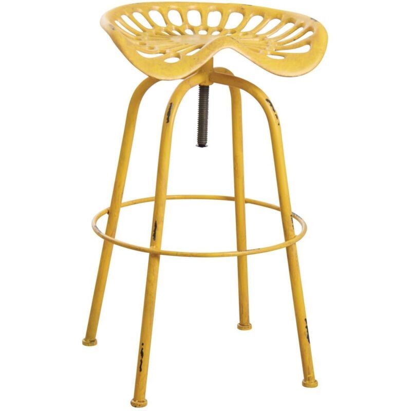 Tabouret tracteur pivotant et réglable en hauteur