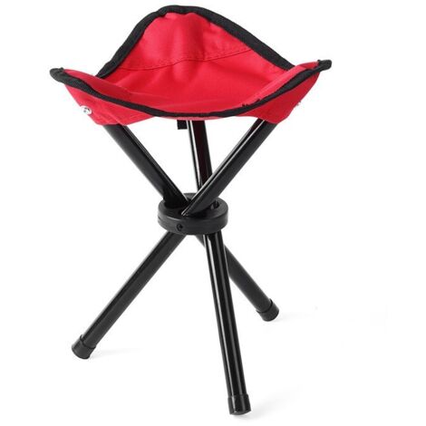 Tabouret Télescopique Pliable - Camping, Randonnée, Pêche - Chaise Siège Portable