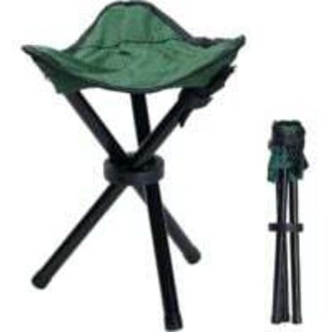 Tabouret Trépied - Tabouret Pliant Camping Portable Léger 600D Oxford - Pour Randonnée Pêche Picnic Jardin - 1 Pièce