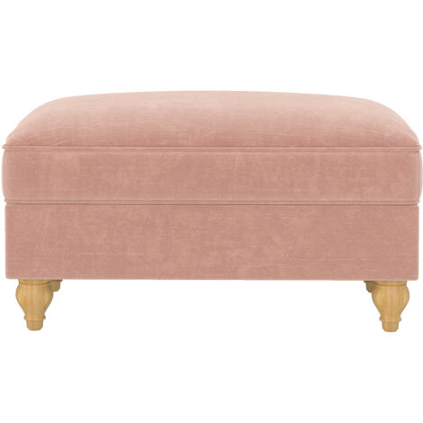 Tabouret Windsor Chenille Rose