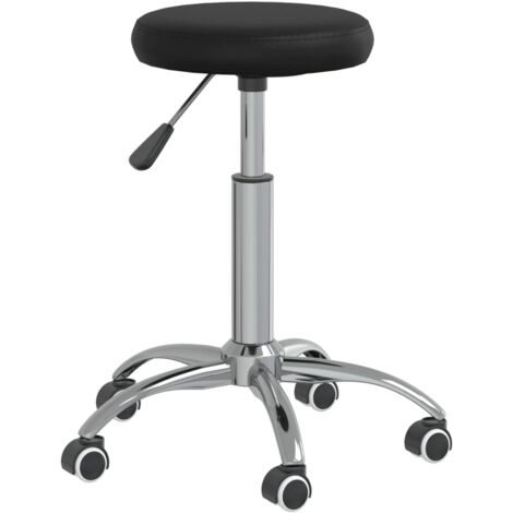 Tabouret,Repose-pied,Pouf de massage Similicuir Noir CFW877405