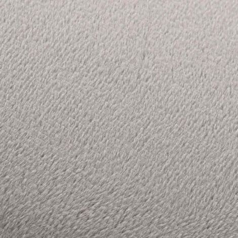Tabouret，Repose-pied，Pouf Gris clair et doré Velours CFW682513