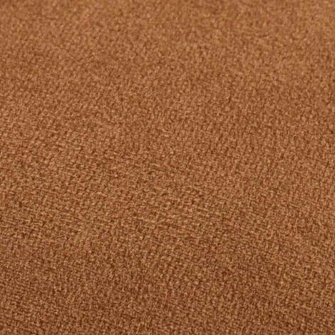 Tabouret,Repose-pied,Pouf Marron et doré Velours CFW288668