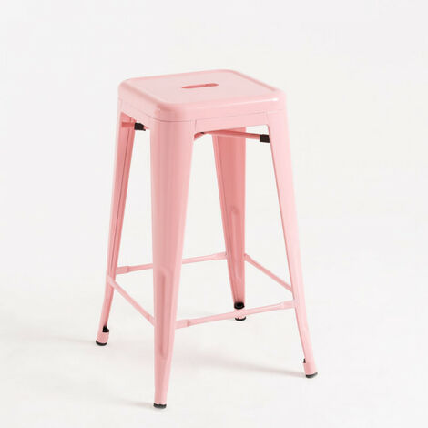 CADEAUX MIGUEL Tabourets Bas - Tabouret Mel Bas - Rose