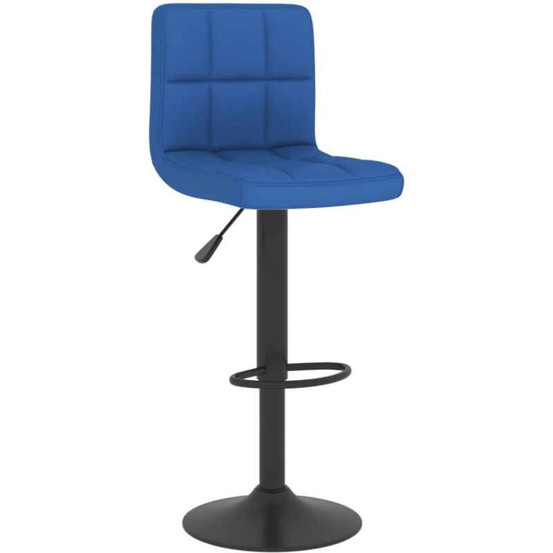 Vidaxl - Tabouret de bar Bleu Tissu
