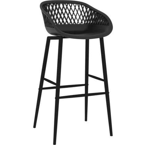 Tabourets de bar，Chaise de bar lot de 4 noir CFW800997