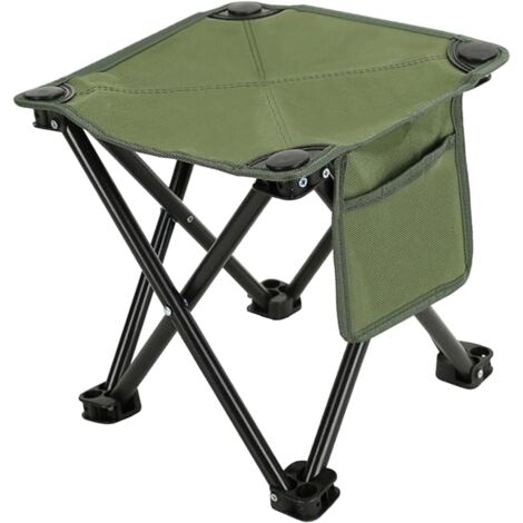 Tabourets de Camping Pliables, Sièges Légers en Tissu Oxford
