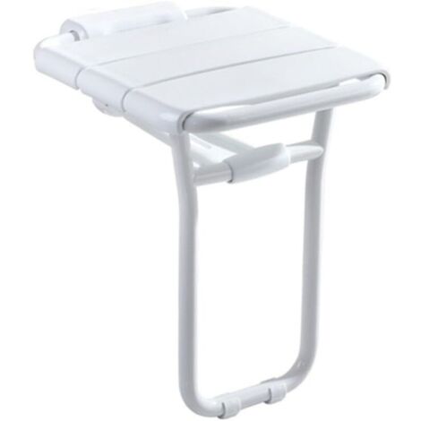 Tabourets Pliables de Douche de Mur Tabouret de siège de Mur d'ABS Tabouret Pliant pour des Personnes âgées/handicapées Tabouret de siège antidérapant avec des Jambes Tabouret dans Max. 120 kg