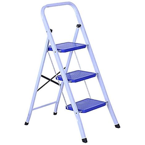 TABURETE 3 PELDAÑOS TUBO CUADRADO