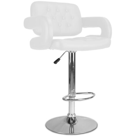 Taburete ajustable Vinci Eco blanco