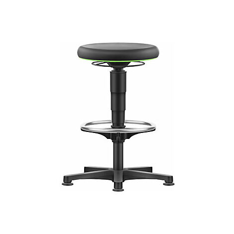 Taburete Allround  con tacos  estribo circular  espuma de PU 