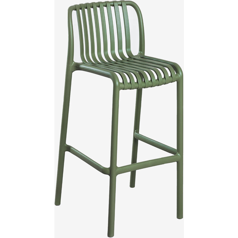

Taburete Alto de Jardín Wendell Verde Army ↑77 cm - Sklum