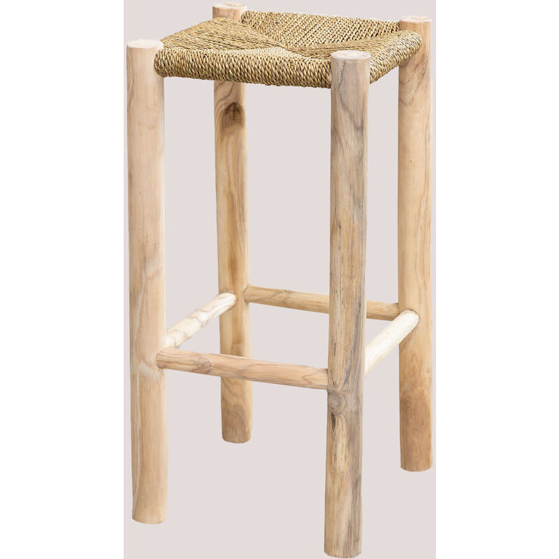 

Taburete Alto en Madera de Teca Aysa SKLUM - ↑75 cm