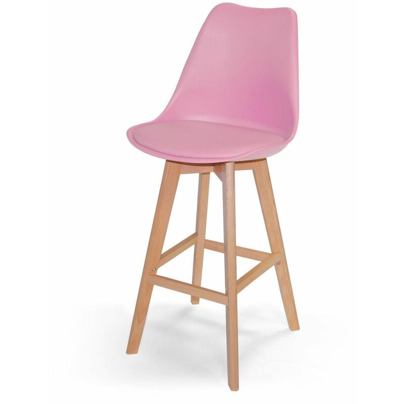 

Taburete Alto New Tower Wood Rosa Ancho: 49 Cm X Largo: 54 Cm X Alto: 112 Cm