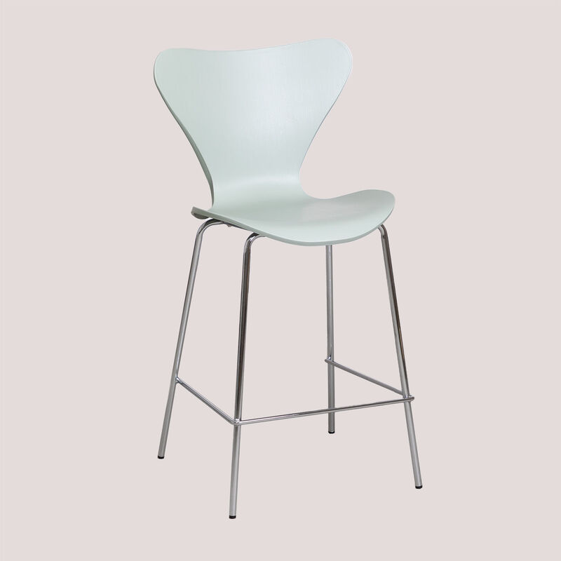 

Taburete Alto Uit SKLUM - Celadón ↑66 cm Gris Cromado
