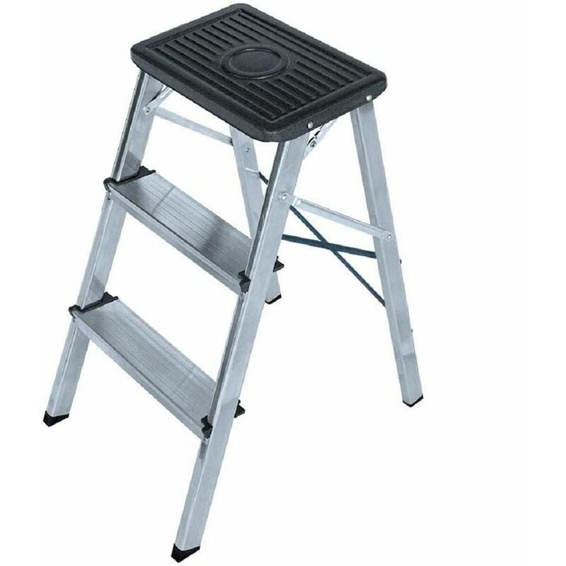 

Taburete aluminio 3 peldaños segun une en 14183 - EDM