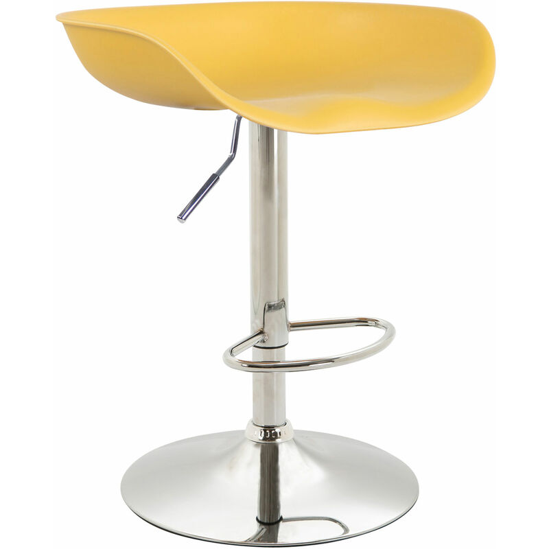 

CLP - Taburete Anaheim Con Estructura De Polipropileno Amarillo Metal cromado