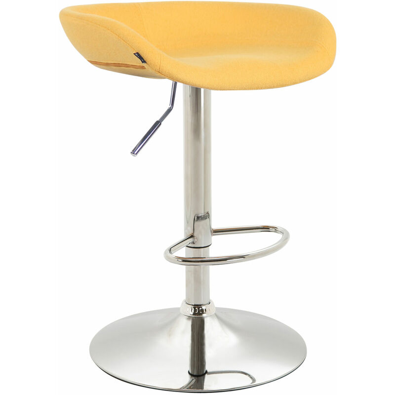 

CLP - Taburete Anaheim Tapizado En Fieltro Amarillo Metal cromado