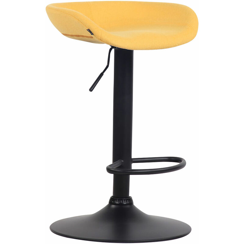 

CLP - Taburete Anaheim Tapizado En Fieltro Amarillo Metal negro mate