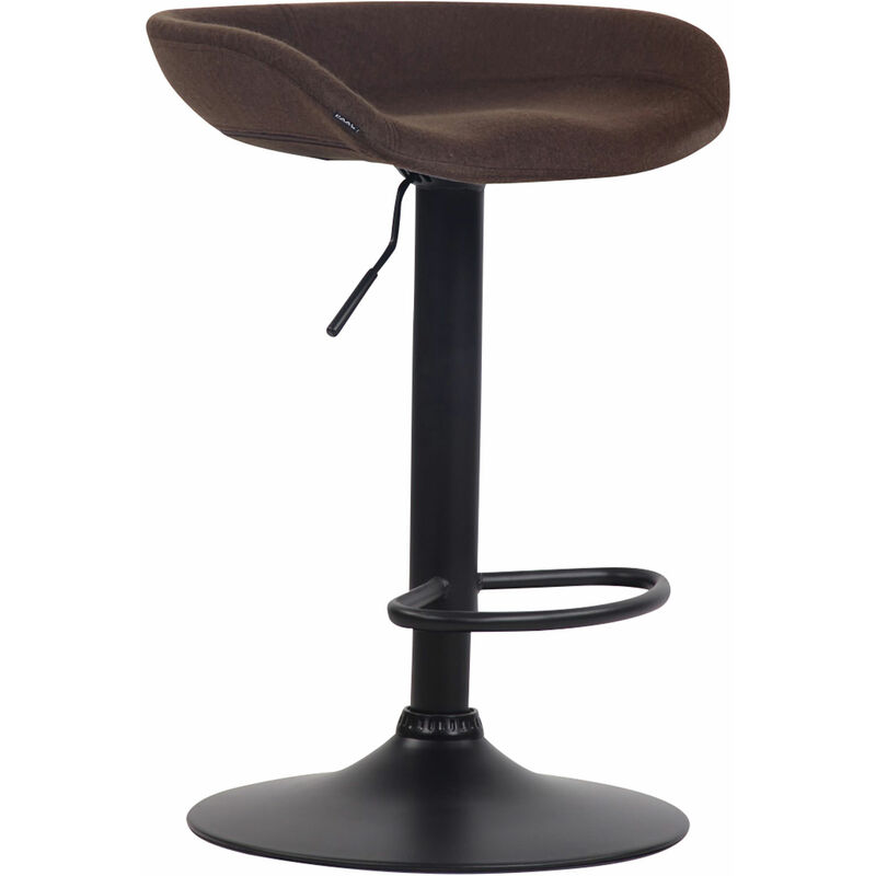 

Taburete Anaheim Tapizado En Fieltro Marrón Metal negro mate