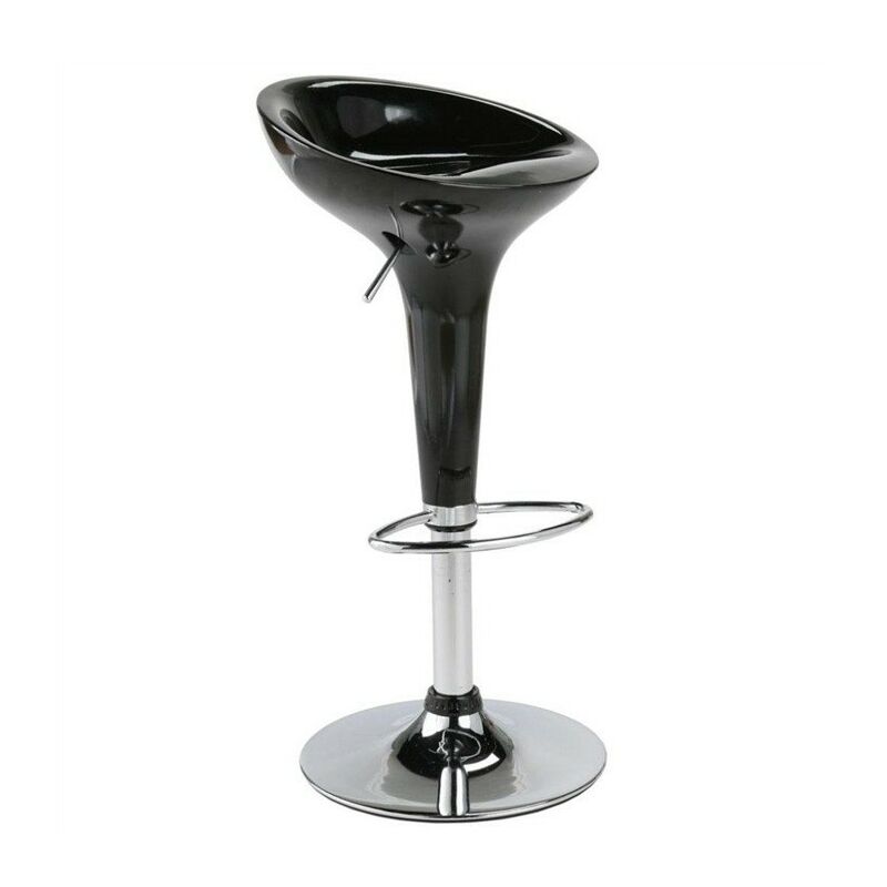 

Taburete AUSTIN ( L ), cromado, abs negro