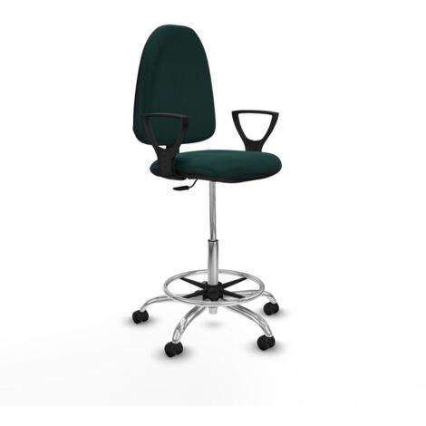 Taburete Aýna verde botella Piqueras y Crespo confortable